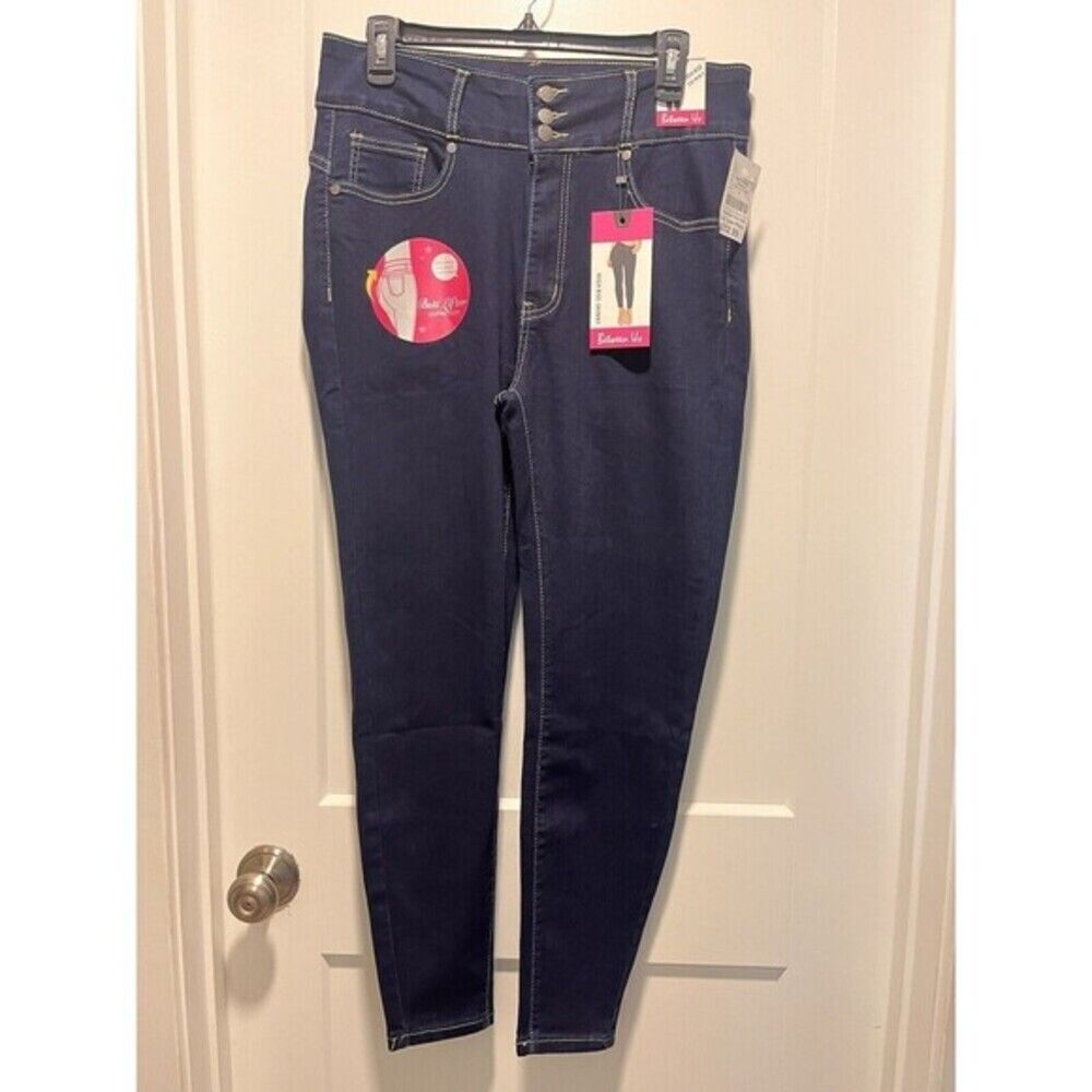 Women’s Size16 Butt Lifter Denim Jeans Between Us Stretch High Rise Skinny